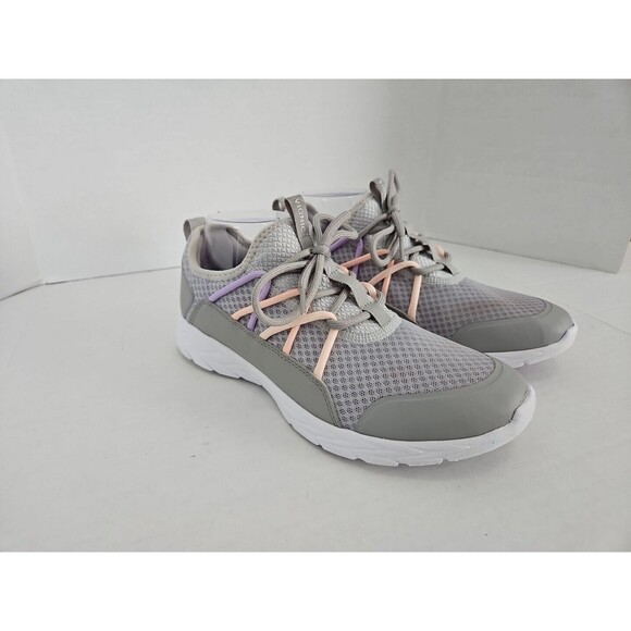 Vionic Zeliya Gray Mesh  Orthopedic Sneaker Womens 9 Purple Pink - Picture 1 of 9